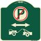 Signmission No Parking Tow Away Zone W/ Graphic Heavy-Gauge Aluminum Architectural Sign, 18" x 18", G-1818-23793 A-DES-G-1818-23793 - alternate 1